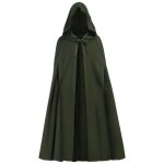 Vitata cape médiévale - cape de sorcière noire costume cosplay renaissance - idéal pour halloween et ... Vitata cape médiévale - cape de sorcière noire costume cosplay renaissance - idéal pour halloween et ...