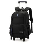Vitata cartable  roulettes 2 roues ? sac cole amovible ? lve primaire collge ? grande capacit - ...
