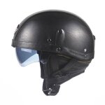 Vitata casque de moto en cuir harley?casque jet vintage avec visor ?casque de protection haute qualité ... Vitata casque de moto en cuir harley?casque jet vintage avec visor ?casque de protection haute qualité ...