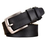 Vitata ceinture en cuir vritable pour homme ceinture de pantalon dcontracte en cuir de vache vintage ...