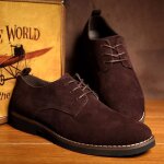 Vitata chaussures derby homme en sude?classiques et confortablesidales pour le bureau et les occasions ...