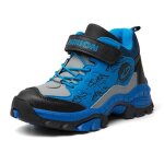 Vitata chaussures dhiver pour enfants - sportives antidrapantes et isolantes - coton court bleu