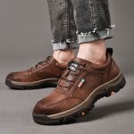 Vitata chaussures de randonne homme?bottines cuir impermables?confort et traction pour activits extrieures ...