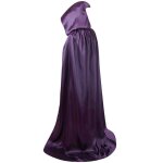 Vitata costume de sorcier avec capuche?robe noire pour halloween et cosplayaccessoire pour enfants et ... Vitata costume de sorcier avec capuche?robe noire pour halloween et cosplayaccessoire pour enfants et ...