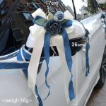 Vitata dcoration de voiture de mariage - fleurs de rose dcoration romantique pour voiture de mariage ...