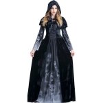 Vitata dguisement faucheuse femme ? costume halloween vampire squelette robe noire pour performance ...
