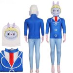 Vitata dguisement labubu cosplay ? costume complet avec oreilles de lapin et masque ? costume de fte ...