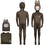 Vitata dguisement labubu cosplay ? costume complet avec oreilles de lapin et masque ? costume de fte ...