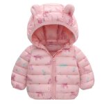 Vitata doudoune bb  capuche oreilles dinosaure ? manteau hiver lger et chaud ? garon fille coupe ...