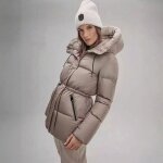 Vitata doudoune femme ? manteau long lgant et chaud ? conception confortable idal pour lhiver - kaki ...