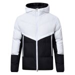 Vitata doudoune homme hiver veste courte  capuche chaude et lgre manteau matelass blanc dcontract ...