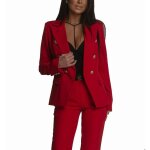 Vitata ensemble femme tailleur  double boutonnage - design lgant et ajust - idal pour les occasions ...