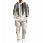 Vitata ensemble sport pour hommes ? sweat  col rond + pantalon jogging ? confortable et respirant ? ...