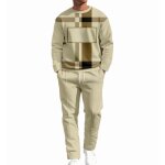 Vitata ensemble sport pour hommes ? sweat  col rond + pantalon jogging ? confortable et respirant ? ...