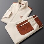 Vitata ensemble de survêtement homme?veste à fermeture Éclair et pantalon de sport?idéal pour l?automne ... Vitata ensemble de survêtement homme?veste à fermeture Éclair et pantalon de sport?idéal pour l?automne ...