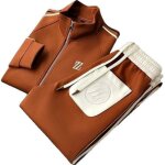 Vitata ensemble de survêtement homme?veste à fermeture Éclair et pantalon de sport?idéal pour l?automne ... Vitata ensemble de survêtement homme?veste à fermeture Éclair et pantalon de sport?idéal pour l?automne ...