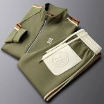 Vitata ensemble de survêtement homme?veste à fermeture Éclair et pantalon de sport?idéal pour l?automne ... Vitata ensemble de survêtement homme?veste à fermeture Éclair et pantalon de sport?idéal pour l?automne ...