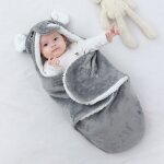 Vitata gigoteuse bébé ? couvre - enveloppe chaud avec capuche animale ? sac de couchage hiver ? gris Vitata gigoteuse bébé ? couvre - enveloppe chaud avec capuche animale ? sac de couchage hiver ? gris