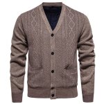 Vitata gilet cardigan homme maturité ? maille boutonnée manches longues ? décontracté automne / hiver ... Vitata gilet cardigan homme maturité ? maille boutonnée manches longues ? décontracté automne / hiver ...