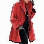 Vitata manteau femme en laine ? col revers large ? design bicolore Élégant ? pardessus mi - long chaud ... Vitata manteau femme en laine ? col revers large ? design bicolore Élégant ? pardessus mi - long chaud ...