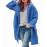 Vitata manteau femme longue  capuche ? manteau chaud dcontract ? style hiver automne lgant et confortable ...
