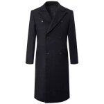 Vitata manteau homme en laine Épais - manteau long slim fit à double boutonnage - manteau matelassé pour ... Vitata manteau homme en laine Épais - manteau long slim fit à double boutonnage - manteau matelassé pour ...