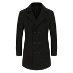 Vitata manteau homme - style britannique à double boutonnage - manteau en laine matelassé pour lhiver ... Vitata manteau homme - style britannique à double boutonnage - manteau en laine matelassé pour lhiver ...