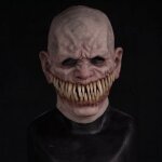 Vitata masque en latex pour halloween - homme terrifiant court