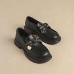 Vitata mocassins en cuir pour femme - style rtro - effets mtalliques - confortables et polyvalents ...