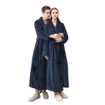 Vitata peignoir long Épais en polaire ? modèle hiver unisexe à ceinture ? peignoir doux pour homme et ... Vitata peignoir long Épais en polaire ? modèle hiver unisexe à ceinture ? peignoir doux pour homme et ...