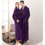 Vitata peignoir long Épais en polaire ? modèle hiver unisexe à ceinture ? peignoir doux pour homme et ... Vitata peignoir long Épais en polaire ? modèle hiver unisexe à ceinture ? peignoir doux pour homme et ...
