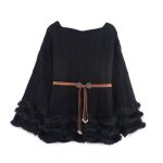 Vitata pull femme en tricot - pull ample à manches longues - haut chaud automne hiver - noir Vitata pull femme en tricot - pull ample à manches longues - haut chaud automne hiver - noir