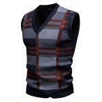 Vitata pull homme sans manches ? gilet tricoté v - col design à rayures disponible en plusieurs couleurs ... Vitata pull homme sans manches ? gilet tricoté v - col design à rayures disponible en plusieurs couleurs ...