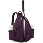 Vitata sac de tennis Étanche ? sac à dos multifonction homme femme ? 2 raquettes - violet Vitata sac de tennis Étanche ? sac à dos multifonction homme femme ? 2 raquettes - violet