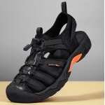 Vitata sandales respirantes lgres pour hommes - protection bout ferm - rsistantes  lusure - noir ...
