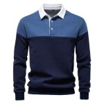 Vitata sweat - shirt homme ? col polo à manches longues ? style décontracté tendance ? coton confortable ... Vitata sweat - shirt homme ? col polo à manches longues ? style décontracté tendance ? coton confortable ...