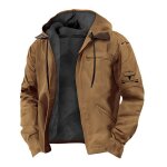 Vitata veste homme hiver à capuche ? manteau chaud doublé polaire ? coupe décontractée multi - poches ... Vitata veste homme hiver à capuche ? manteau chaud doublé polaire ? coupe décontractée multi - poches ...