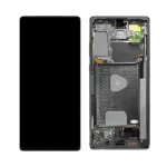 Vitre tactile + ecran lcd sur chassis compatible avec samsung galaxy note 20 5g 67 oled noir + kit outils ...
