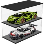 Vitrine acrylique 2 �tag�res 2 pour lego voiture 42115 42083 42096 - rangement anti - poussi�re