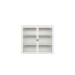 Vitrine blanche 70 cm avec portes en verre rangement À trois niveaux pour entrée salon salle de bain ... Vitrine blanche 70 cm avec portes en verre rangement À trois niveaux pour entrée salon salle de bain ...