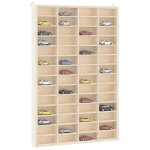 Vitrine de collection en bois avec 56 compartiments - mothinessto Vitrine de collection en bois avec 56 compartiments - mothinessto