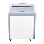 Vitrine r�frig�r�e � cr�me glac�e commerciale - duoku - comptoir � glace 154 l - cong�lateur mobile - ...