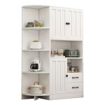Vitrine de salon avec 3 placards tagres de salon armoires hautes et buffet haut avec 14 espaces de ...