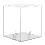 Vitrine support rond transparent pour balle avec base bo�te pr�sentoir pour balle de baseball autographi�e ...