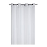 Voilage a oeillets 140 x 260 cm linwood blanc