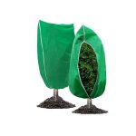 Voile dhivernage pour plantes - dok - lot de 2 - 120x100 cm - 80g / m - impermable - protection contre ...