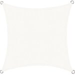 Voile dombrage carre 2x2 mtres toile dombrage impermable protection uv convient pour patio jardin ...