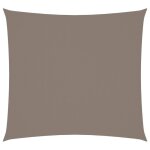 Voile toile d ombrage parasol tissu oxford carre 2, 5 x 2, 5 m taupe