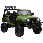 Buggy électrique enfant - aiyaplay - télécommande 2. 4ghz - 2 moteurs 12 v - 3 vitesses - vert Buggy électrique enfant - aiyaplay - télécommande 2. 4ghz - 2 moteurs 12 v - 3 vitesses - vert