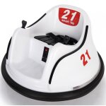 Voiture auto tamponnante - ataa cars - blanc - batterie 6v - led multi couleurs - protection en gomme ...
